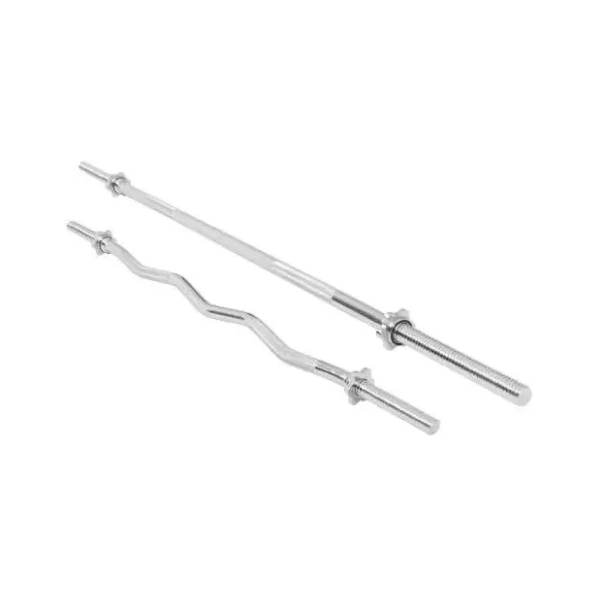 GORILLA SPORTS duga ravna 170 cm + EZ šipka 120 cm sa maticama