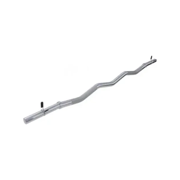 GORILLA SPORTS kriva EZ šipka za tegove 120 cm + 2 sigurnosne opruge