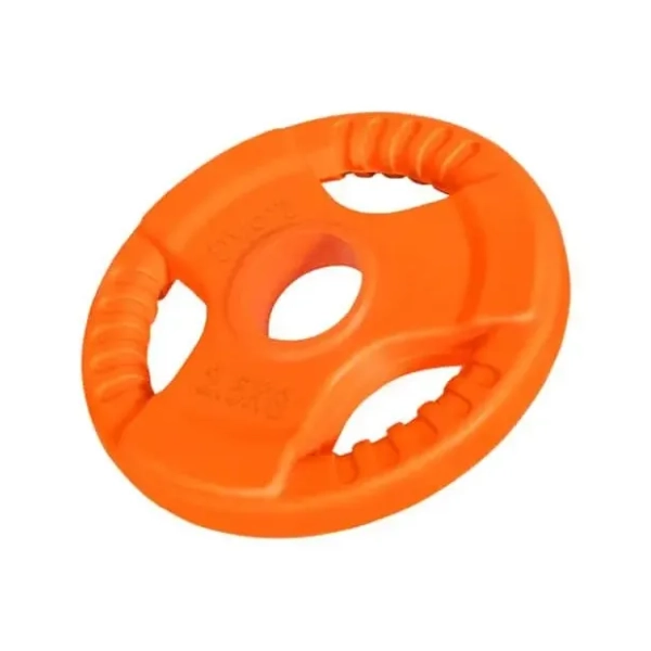 GORILLA SPORTS narandžasti gumirani olimpijski teg 2.5 kg