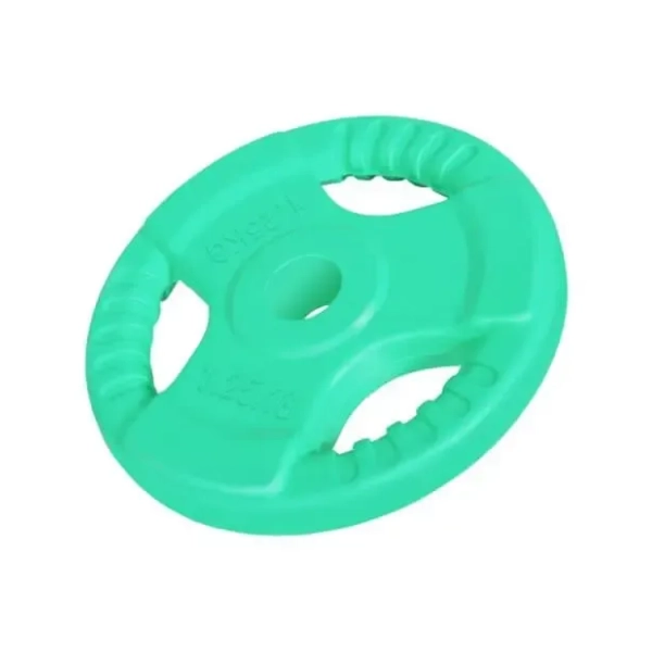 GORILLA SPORTS zeleni gumirani teg 1.25 kg