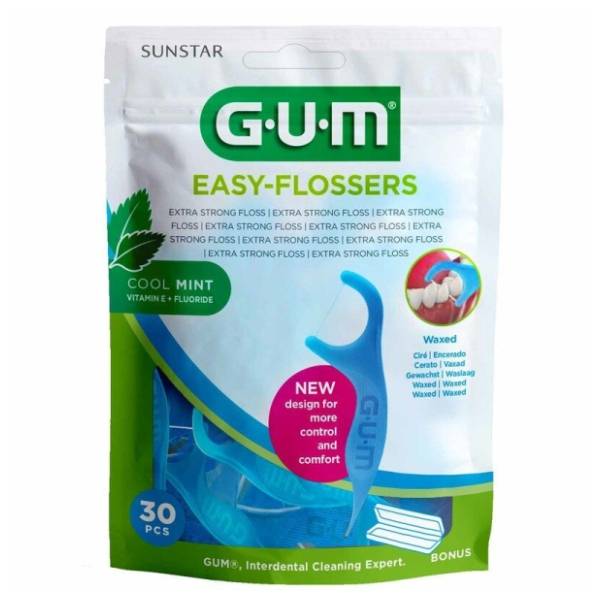 GUM Easy Flossers konac i čačkalica za zube 30kom