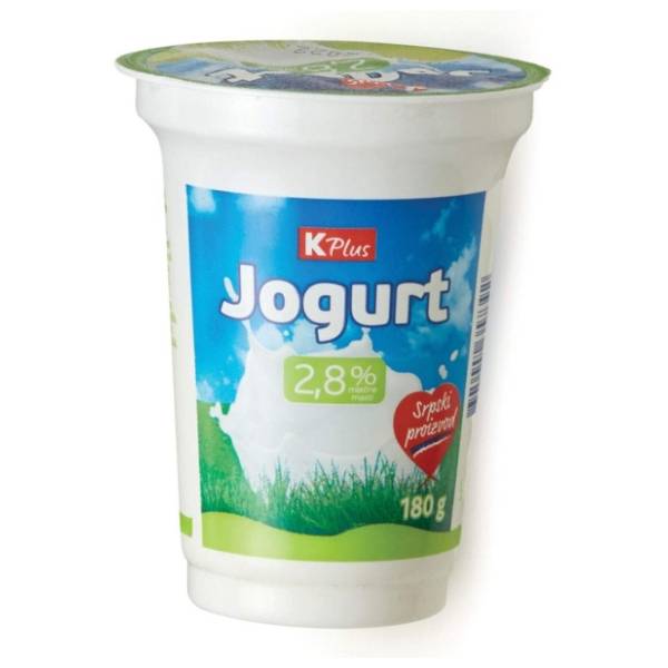 Jogurt K PLUS 2,8%mm 180g