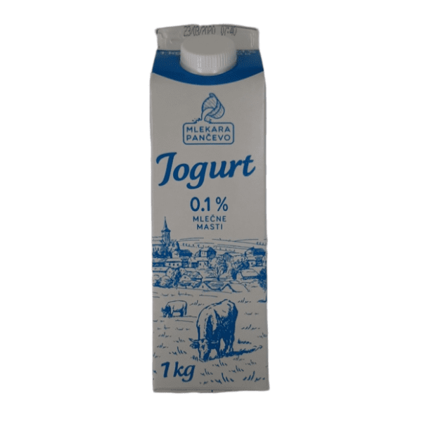 Jogurt MLEKARA PANČEVO 0,1%mm 1l