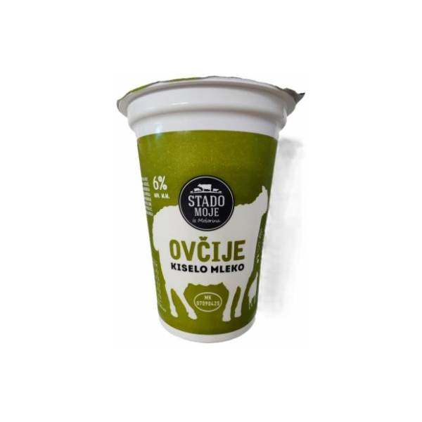 Kiselo mleko ovčije STADO MOJE 6%mm 380g