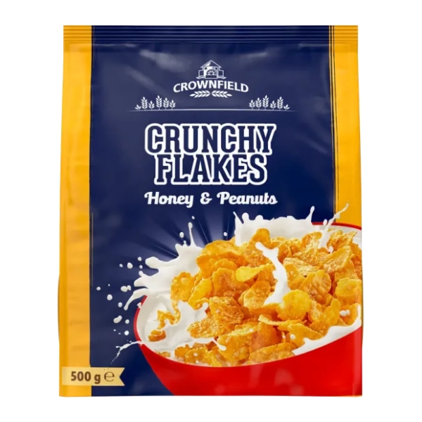 Pahuljice CROWNFIELD sa medom i kikirikijem 500g