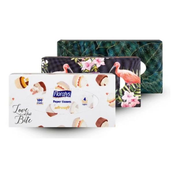Papirne maramice FLORALYS 4sloja 100kom