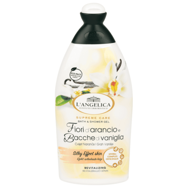 Gel za tuširanje L'ANGELICA cvet narandže i vanila 500ml