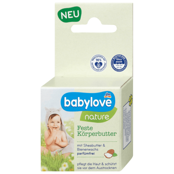 Puter za telo BABYLOVE sa shea puterom i pčelinjim voskom 30g