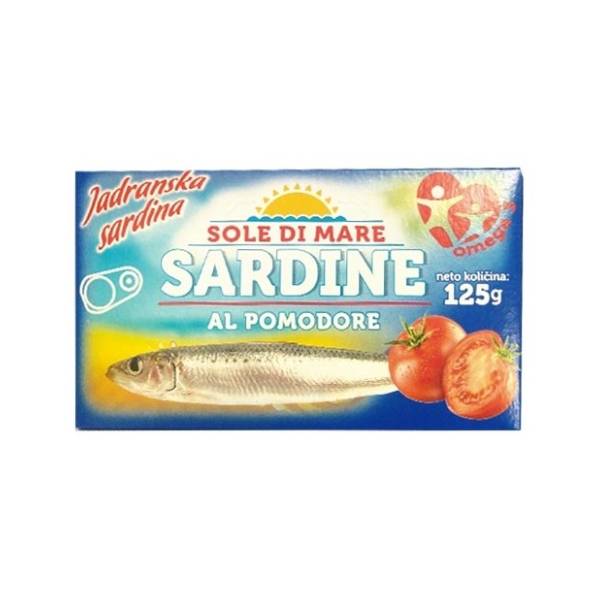 Sardina SOLE DI MARE u paradajz sosu 125g