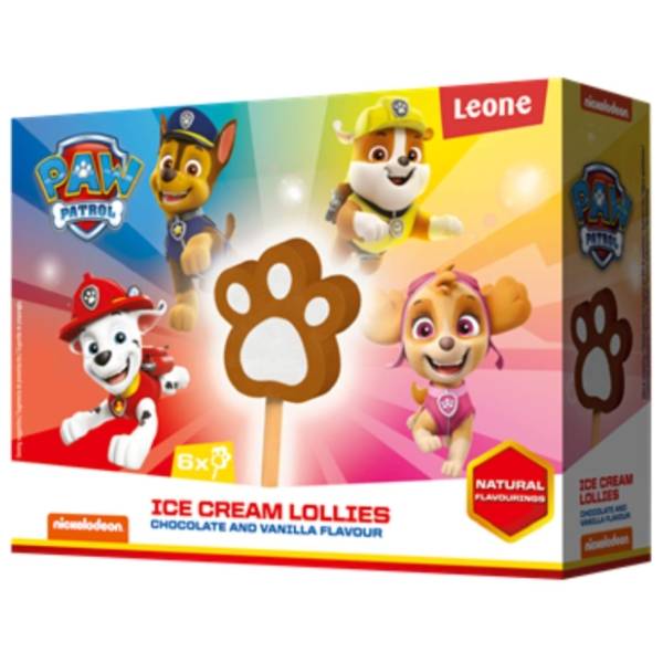 Sladoled LEONE Paw Patrol 6x60ml