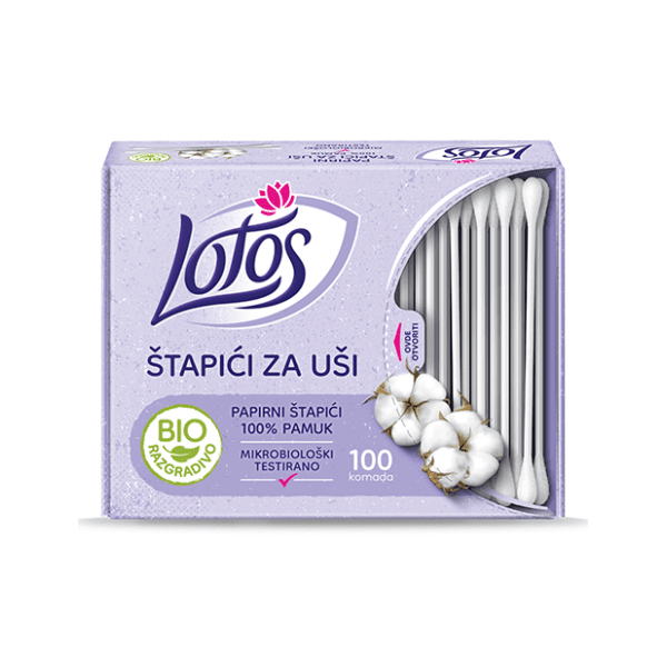 Štapići za uši LOTOS  100kom