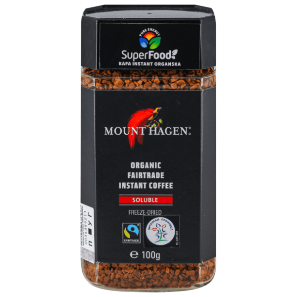 SUPERFOOD Mount hagen instant kafa organska 100g