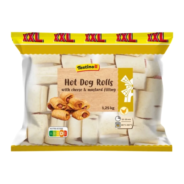 TASTINO Hot dog kobasice u lisnatom testu 1kg