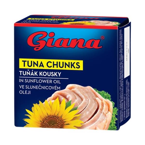 Tunjevina GIANA komadi u suncokretovom ulju 80g