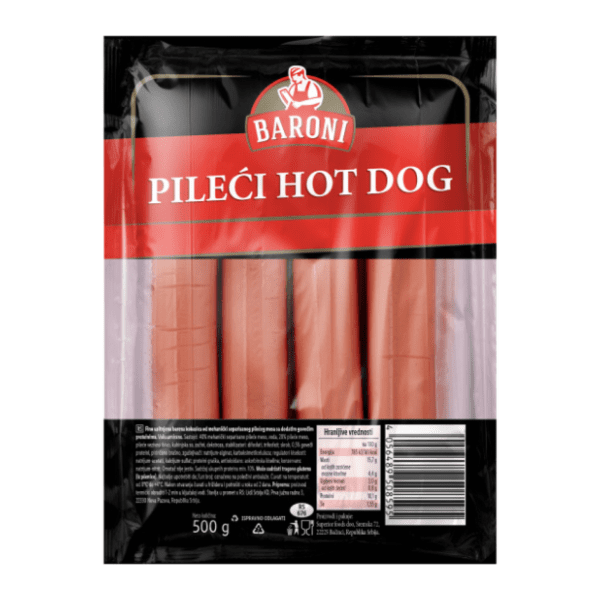 Viršle BARONI pileća 500g