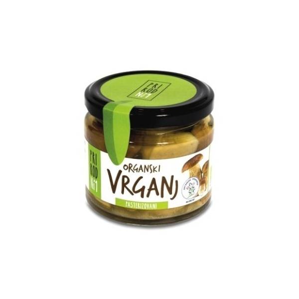 Vrganj PRIRODNo1 organski pasterizovan 180g