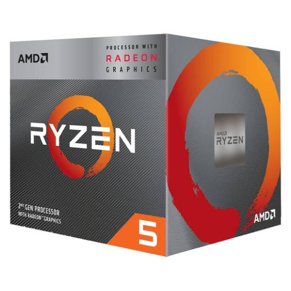 AMD Ryzen 5 3400G 4-Core 3.70 GHz (4.20 GHz) procesor YD3400C5FHSBX