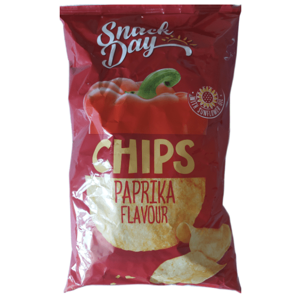 Čips SNACK DAY paprika pržen na suncokretovom ulju 150g