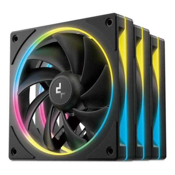 DeepCool FL12 SE 3u1 RGB crni ventilator za PC