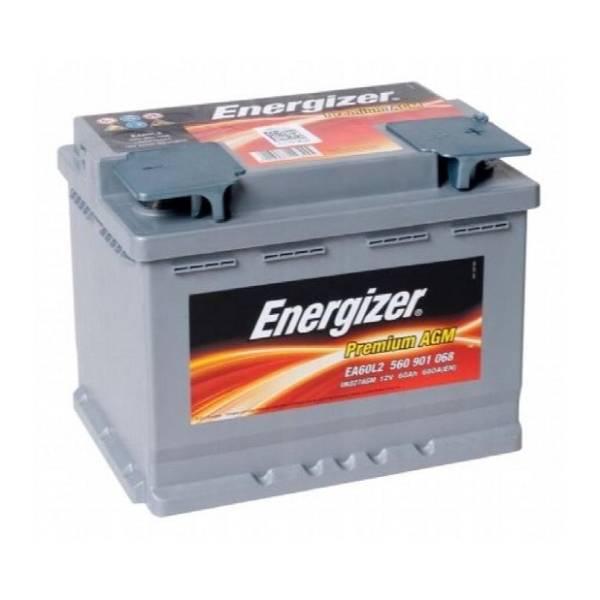 ENERGIZER akumulator 12V060D AGM Premium 12V 60Ah 680A desno+