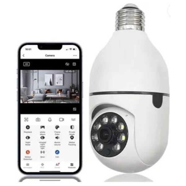 GEMBIRD CAM-IP3MP-Q8 WiFi kamera sijalično grlo