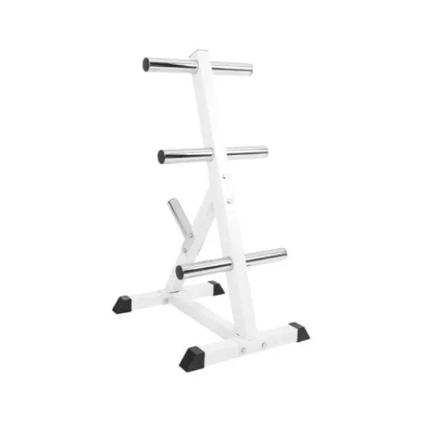 GORILLA SPORTS beli stalak za tegove 50/51 mm (do 350 kg)