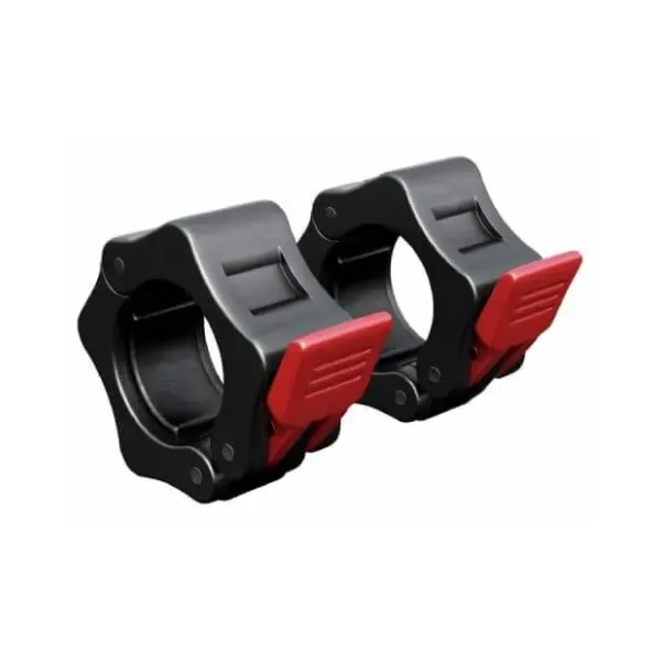 GORILLA SPORTS crni osigurači za olimpijsku šipku 30/31 mm