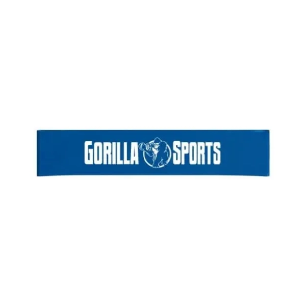 GORILLA SPORTS plava elastična traka za vežbanje 0.8 mm