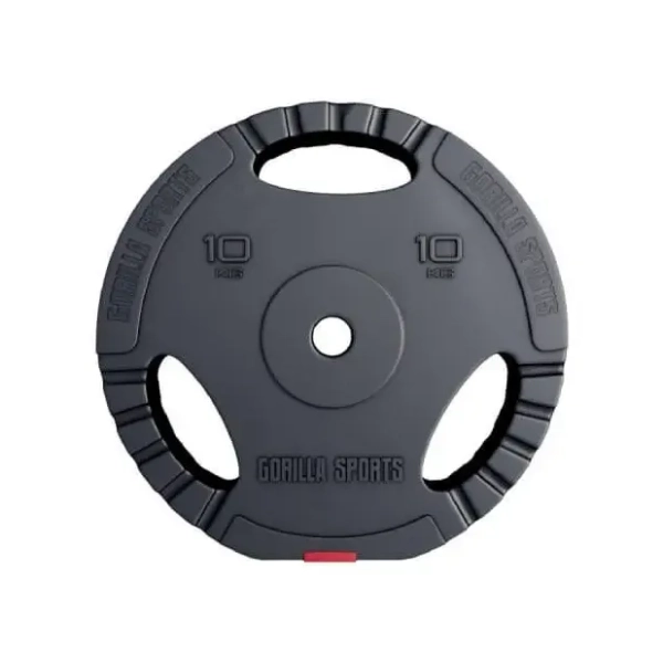 GORILLA SPORTS plastični teg sa rukohvatima 10 kg