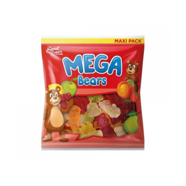 Gumene bombone SWEET CORNER Mega bears 300g