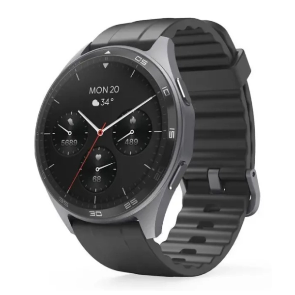 HAMA 7010 1.43" AMOLED crni pametni sat