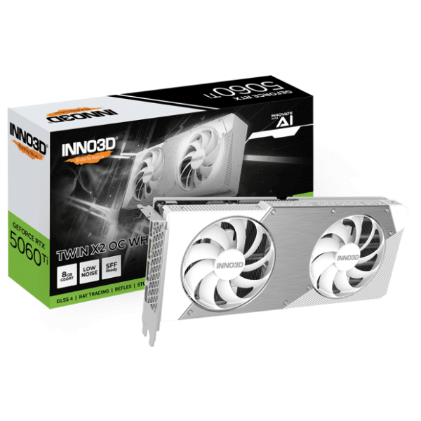 INNO3D nVidia GeForce RTX 5060 Ti TWIN X2 OC White 8GB GDDR7 128-bit grafička kartica