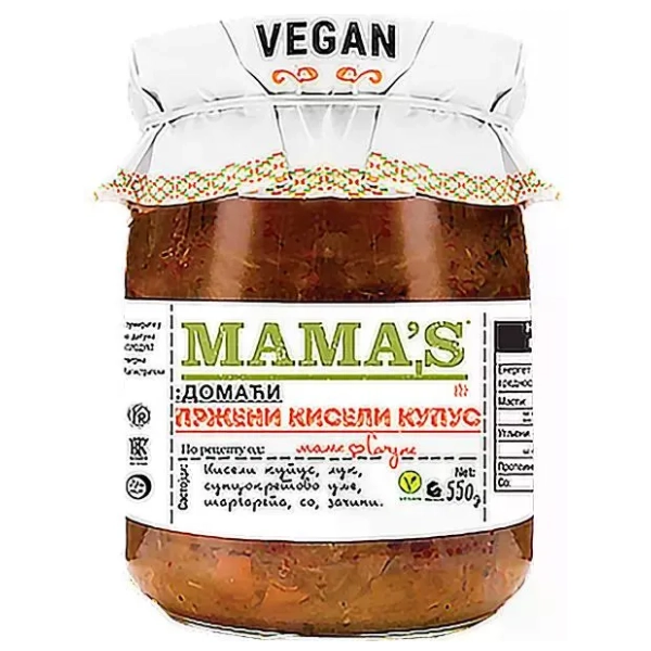 Kiseli kupus MAMAS domaći prženi 550g
