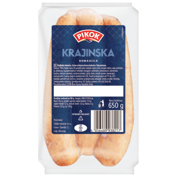 Krajinska kobasica PIKOK 650g