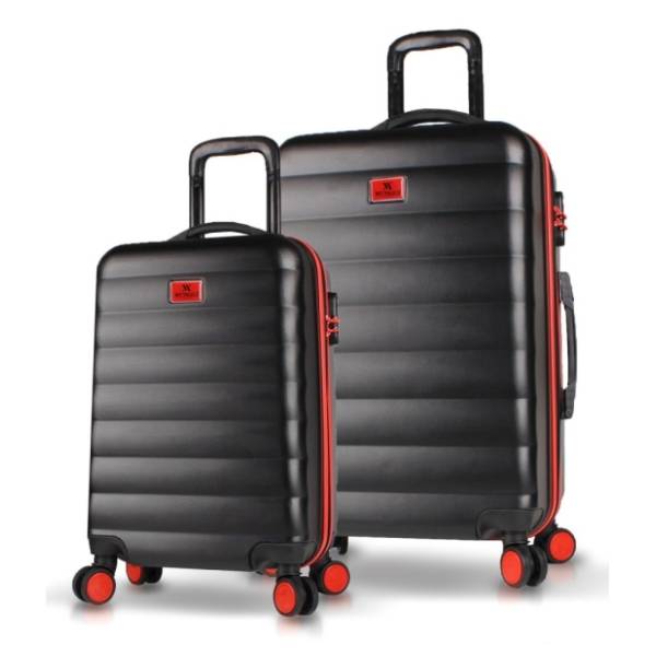 MYVALICE set kofera Zoozie Bags crni 2kom 8074