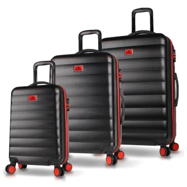 MYVALICE set kofera Zoozie Bags crni 3kom 6391