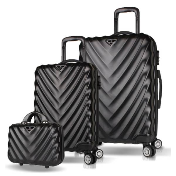 MYVALICE set kofera Zoozie Bags crni 3kom 7507