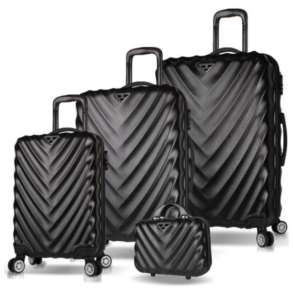 MYVALICE set kofera Zoozie Bags crni 4kom 7262