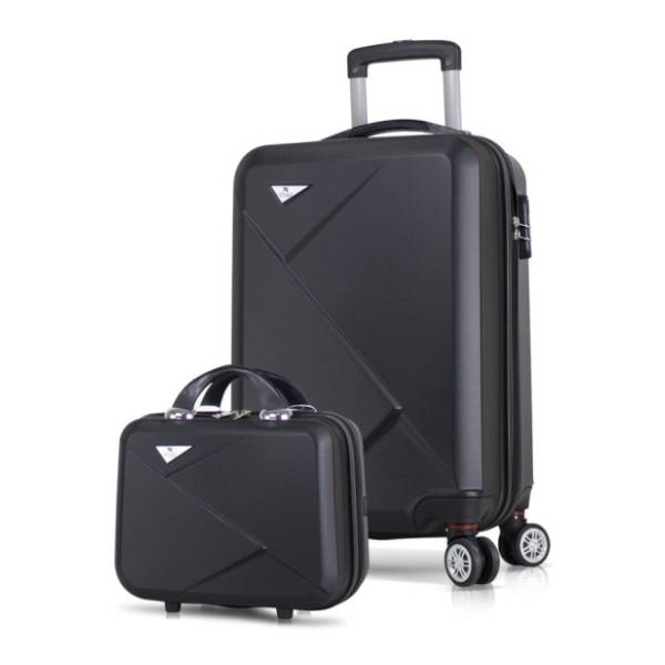 MYVALICE set kofera Zoozie Bags Diamond crni 2kom 1406