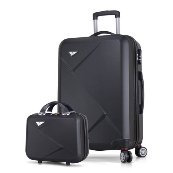 MYVALICE set kofera Zoozie Bags Diamond crni 2kom 1444