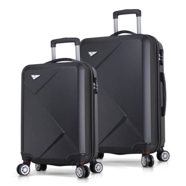 MYVALICE set kofera Zoozie Bags Diamond crni 2kom 8015