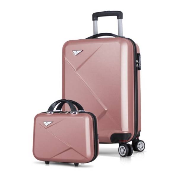 MYVALICE set kofera Zoozie Bags Diamond roze 2kom 8282