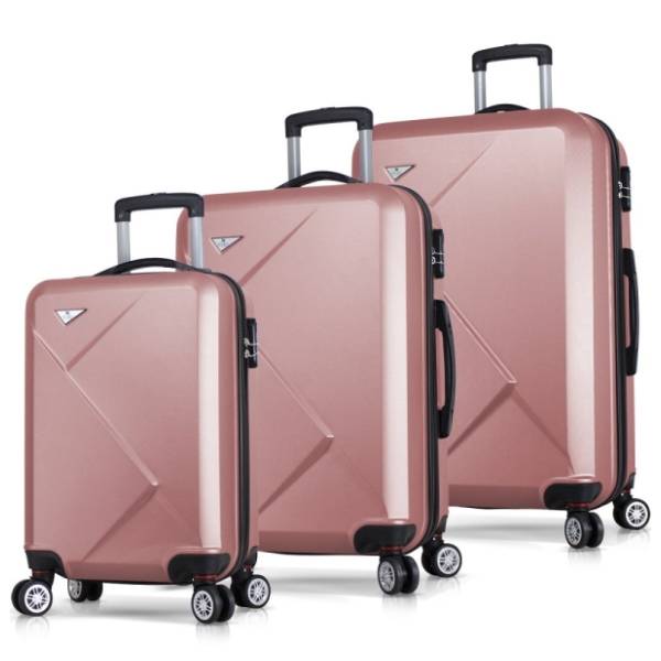 MYVALICE set kofera Zoozie Bags Diamond roze 3kom 6783