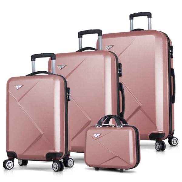 MYVALICE set kofera Zoozie Bags Diamond roze 4kom 8244