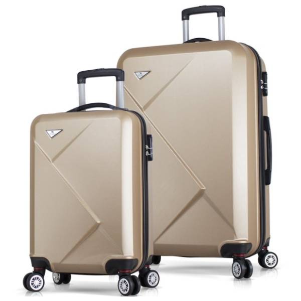 MYVALICE set kofera Zoozie Bags Diamond zlatni 2kom 6936