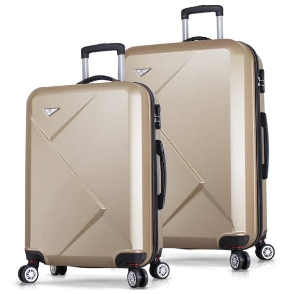 MYVALICE set kofera Zoozie Bags Diamond zlatni 2kom 7001