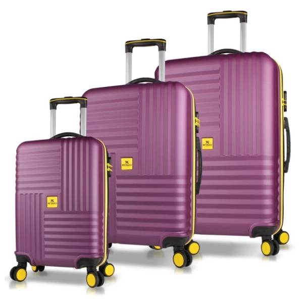 MYVALICE set kofera Zoozie Bags ljubičasti 3kom 8135