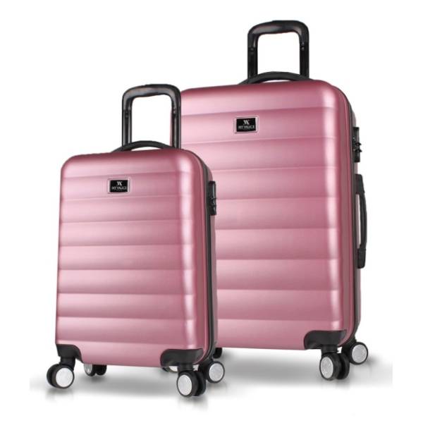 MYVALICE set kofera Zoozie Bags roze 2kom 6490