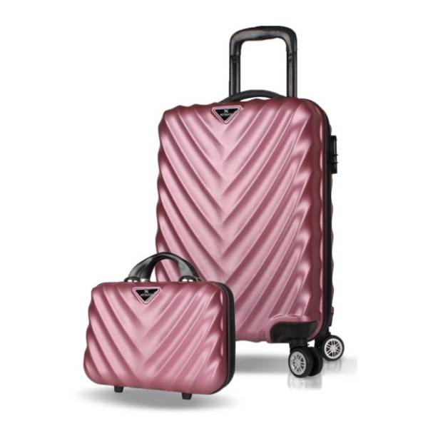 MYVALICE set kofera Zoozie Bags roze 2kom 7323