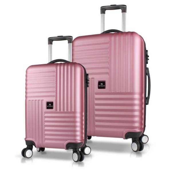 MYVALICE set kofera Zoozie Bags roze 2kom 8210